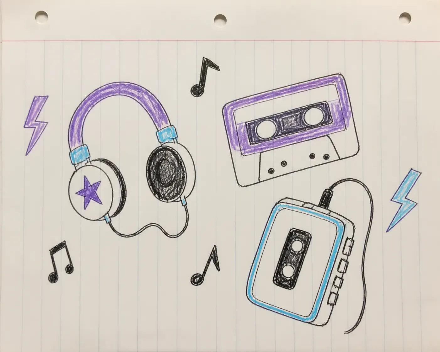 Playlist Page — Site concept sketch
