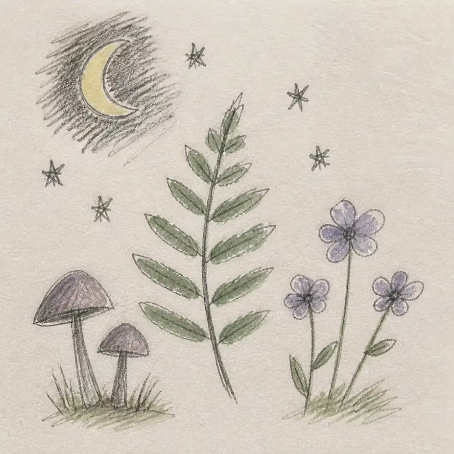 Nature Studies — Site concept sketch
